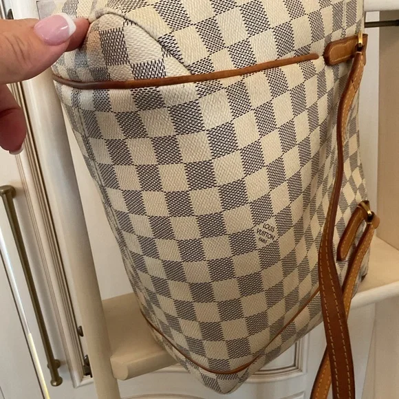 Authentic WHITE DAMIER AZUR - Picture 5 of 11